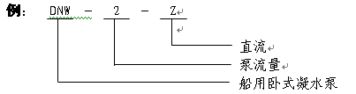 DNW卧式凝水泵