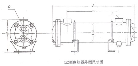 LC系列冷却器示意图